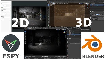 Blender Tutorial | 2D Image to 3D space | Fspy-Blender Add-on | Find the project file on Gumroad