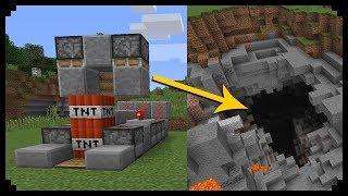 Minecraft Tnt Fırlatma Makinası Nasıl Yapılır? How To Make A Tnt Cannon?