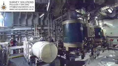 3D laser scan pipes engine room-SURVEY SOLUTIONS