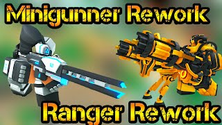 Minigunner and Ranger rework Fallen Mode Roblox Tower Defense Simulator