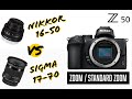 Nikon 16-50 Z Mount Vs 17-70 Sigma 2.8-4 On FTZ Nikon Z50