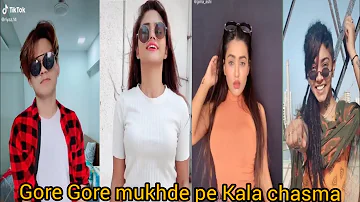 Gore Gore Mukhde Pe Kala Kala Chasma Song Tiktok Video | New Trending Song On Tiktok |