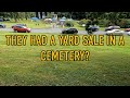 Everyone was dying to get into this yard sale reselling in the creepiest place you could think of