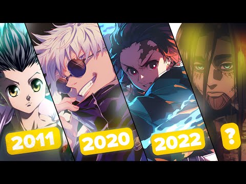 أفضل انمي من كل سنة 1995 2023 حسب التصويت العالمي