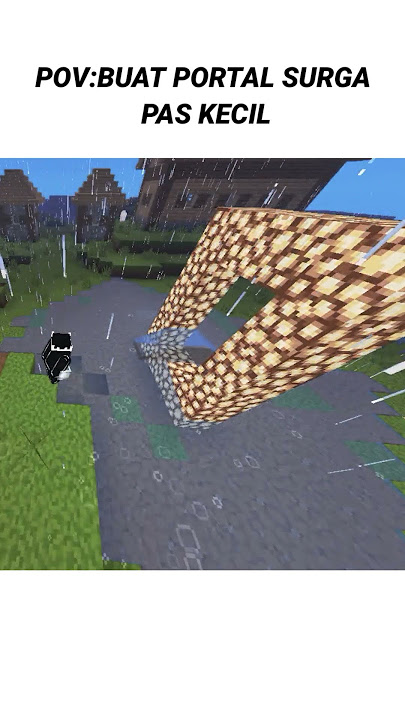 buat portal surga pas kecil #minecraft #minecraftshorts #shorts