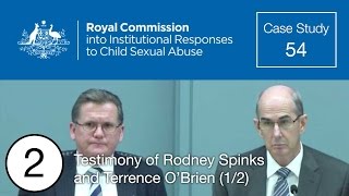 Testimony of Rodney Spinks and Terrence O'Brien (1/2) - Part 2 - Case Study 54 (Jehovah's Witnesses)