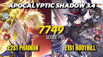E2S1 Phainon & E1S1 Boothill | Apocalyptic Shadow 3.4 - Honkai: Star Rail