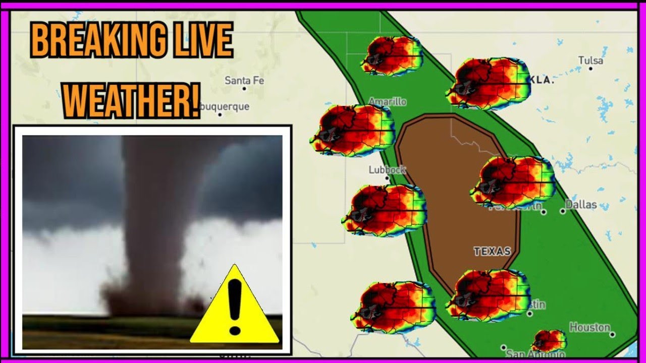 LIVE SEVERE WEATHER COVERAGE TORNADOES,STRONG WINDS,GORILLA HAIL ...