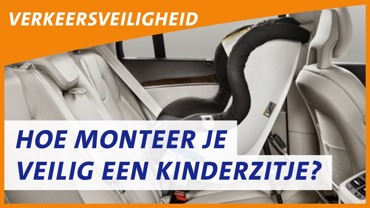 Gezamenlijk regen Habitat Hoe monteer je veilig een kinderzitje? | ANWB Verkeersveiligheid - YouTube