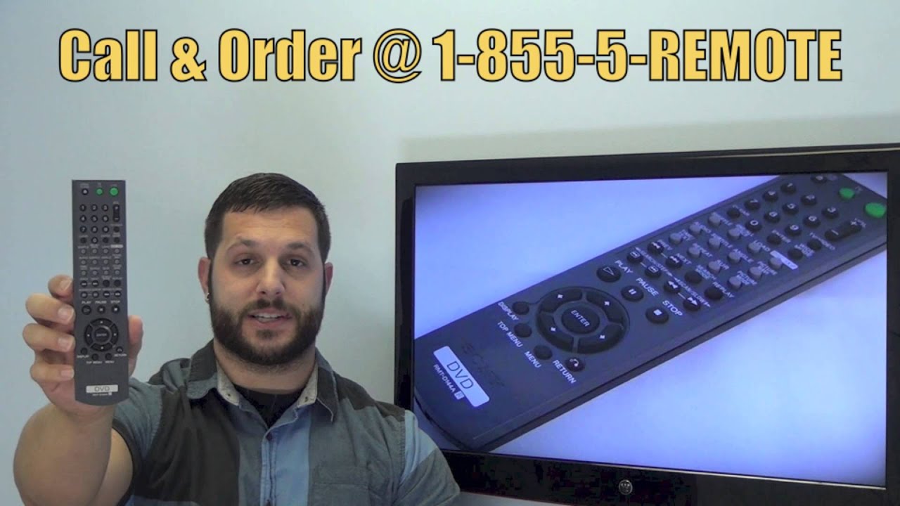 SONY RMTD144A DVD Player Remote Control PN 147712711 www