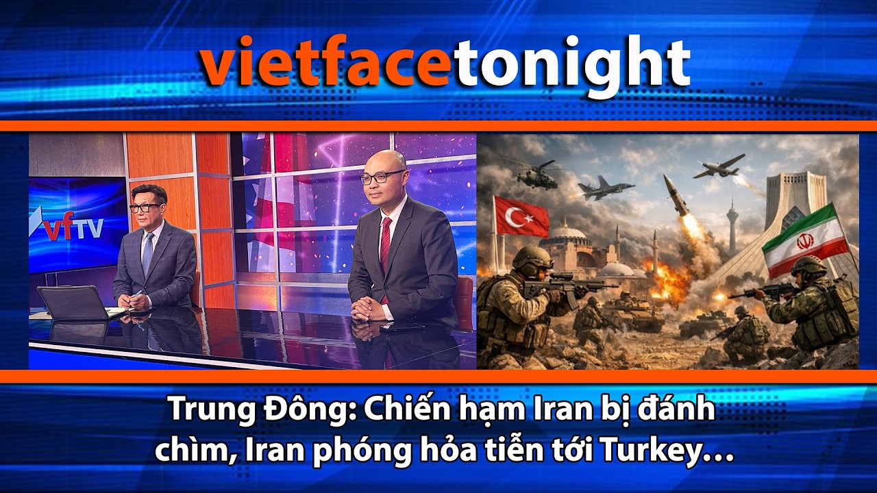 VF Tonight | Trung Đông: Chiến hạm Iran bị đánh chìm, Iran phóng hỏa tiễn tới Turkey… | 3/4/26