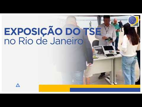 TSE exhibition brings the public closer to electronic voting machines in Rio