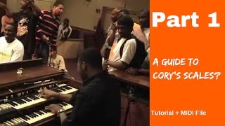 Cory Henry Blazin Part 1 | How Cory forms scales! WOW!! | Tutorial + Notes + MIDI File