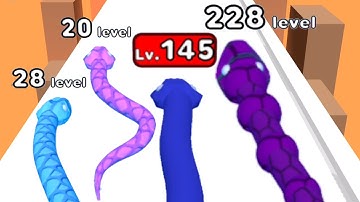 Colorful Snake - Color Math Game (All Levels 01-15) Gameplay
