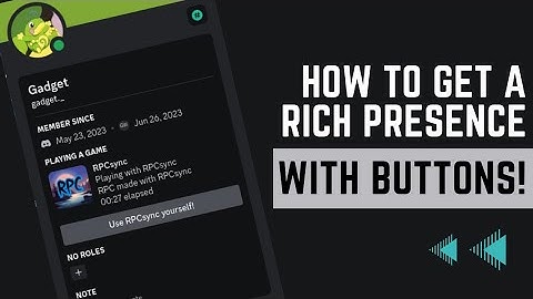 HOW TO GET A DISCORD RPC WITH BUTTONS! EASY TUTORIAL