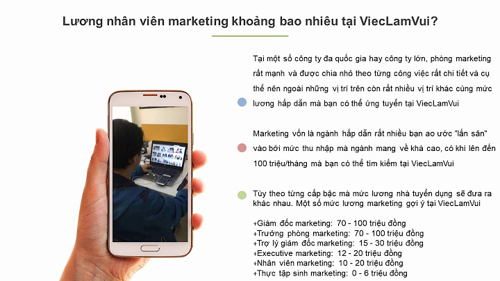 Lương của nhân viên marketing là bao nhiêu năm 2024