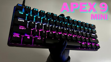 SteelSeries APEX 9 mini gaming keyboard unboxing | First look
