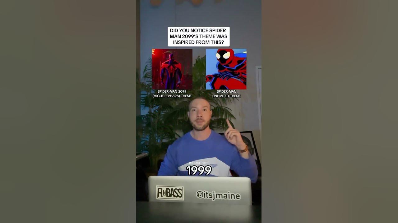 Did You Notice The Spider-Man 2099 (Miguel O’Hara) Theme Was Inspired By This? #shorts #spiderman