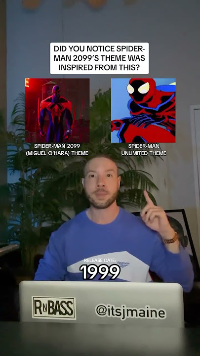 Did You Notice The Spider-Man 2099 (Miguel O’Hara) Theme Was Inspired By This? #shorts #spiderman