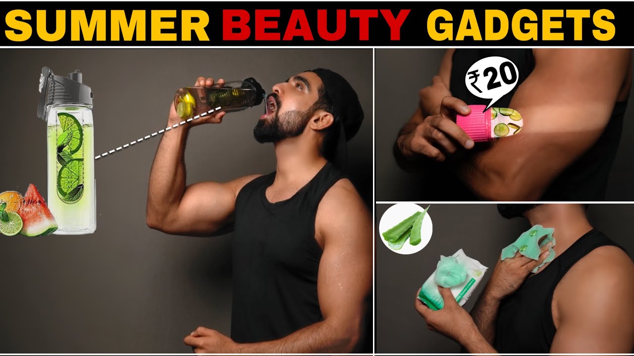 10 Most Useful BEAUTY GADGETS *Under 500₹* Life Saving| Summer beauty hacks|Tanning|Sunscreen