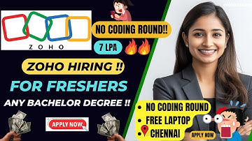 ZOHO 🔥🔥 No Coding Round 😱 | Technical Support Engineer| Must Watch! #hiring #freshers #zohojobs
