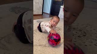 Baby Aylin Chasing the Ball” 🌸