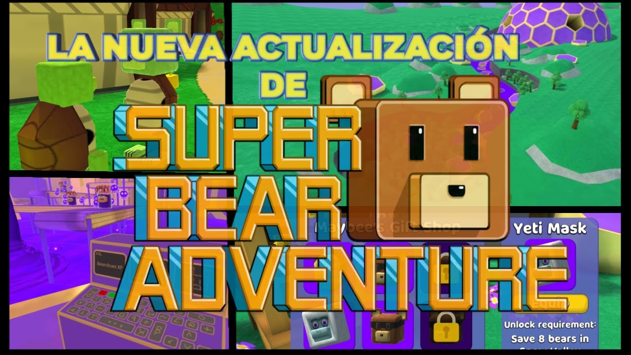 Chegou a Atualização 10.0 no Super Bear Adventure 