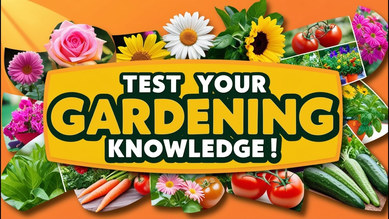 🌿 Test Your Gardening Knowledge! 🌸 Can You ACE This Plant Quiz? 🌿 - YouTube