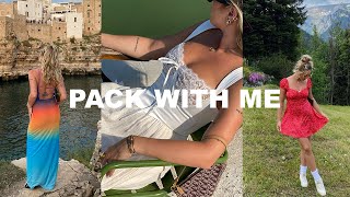 Pack with me for a European Summer!