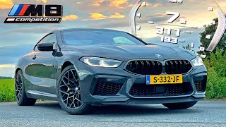 2024 BMW M8 Competition // 311KMH - 193MPH REVIEW on AUTOBAHN