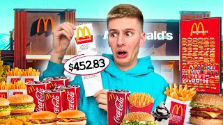 Letting The Person in FRONT of Me DECIDE What I Eat at MCDONALDS For 24 HOURS!