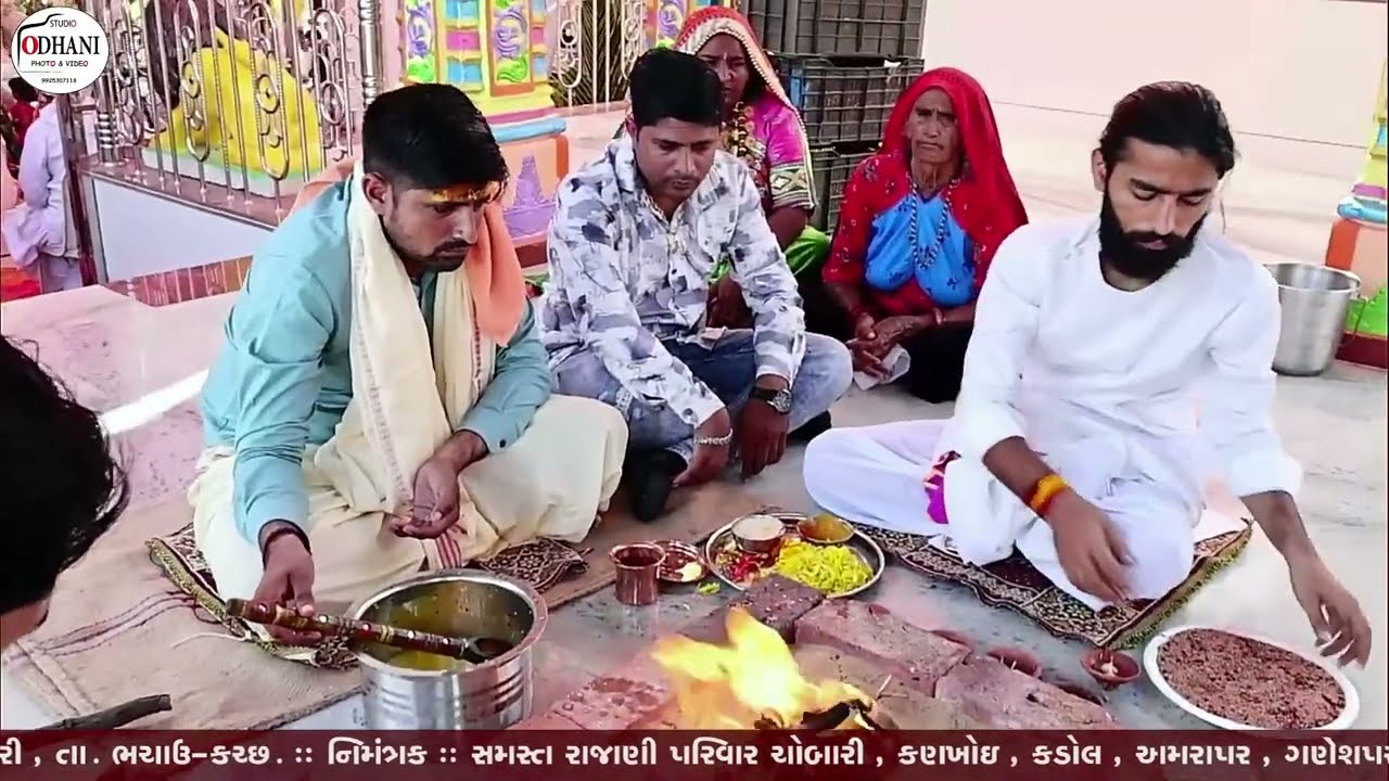 rajani parivar na kuldevi shree chamunda mataji na nutan mandire  tree divasye murti pran prtistha