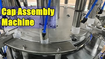 Cap Assembly Machine 6000 PCS/H (3 parts)