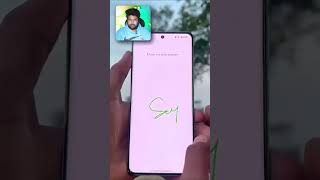 signature lock screen in Telugu #signature #lockapps #lockscreen #signaturelock #mobilelock screenshot 4