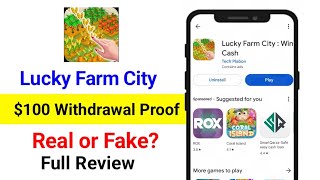 Lucky Farm City Win Cash | Lucky Farm City App Payment Proof | Lucky Farm City App Real or Fake screenshot 4