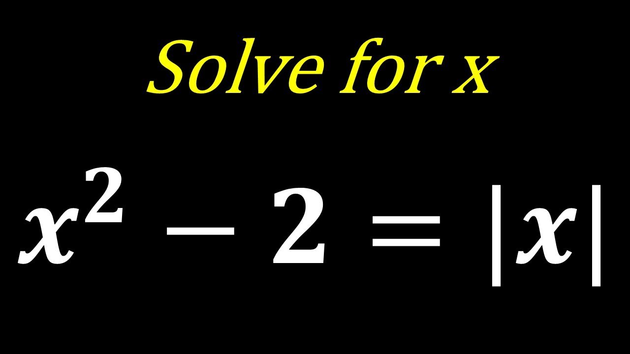 Equation Solving | Math Olympiad | Absolute Value #maths #matholympiad ...