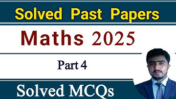 PPSC Solved Past papers |  ppsc/fpsc one paper mcqs syllabus | PPSC Mathematics 2025 Part:4
