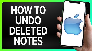How To Undo Deleted Notes On iPhone 2025! (Full Tutorial)