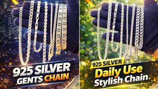 👉 925 Silver Gents Chain | Daily Use Stylish Chain Design | Latest Silver Chain Collection for Men