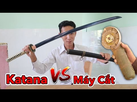 LamTV - Phá Hủy Mọi Thứ Bằng Kiếm Nhật - Kiếm Nhật vs Máy Cắt | Katana vs Bamboo | Foci