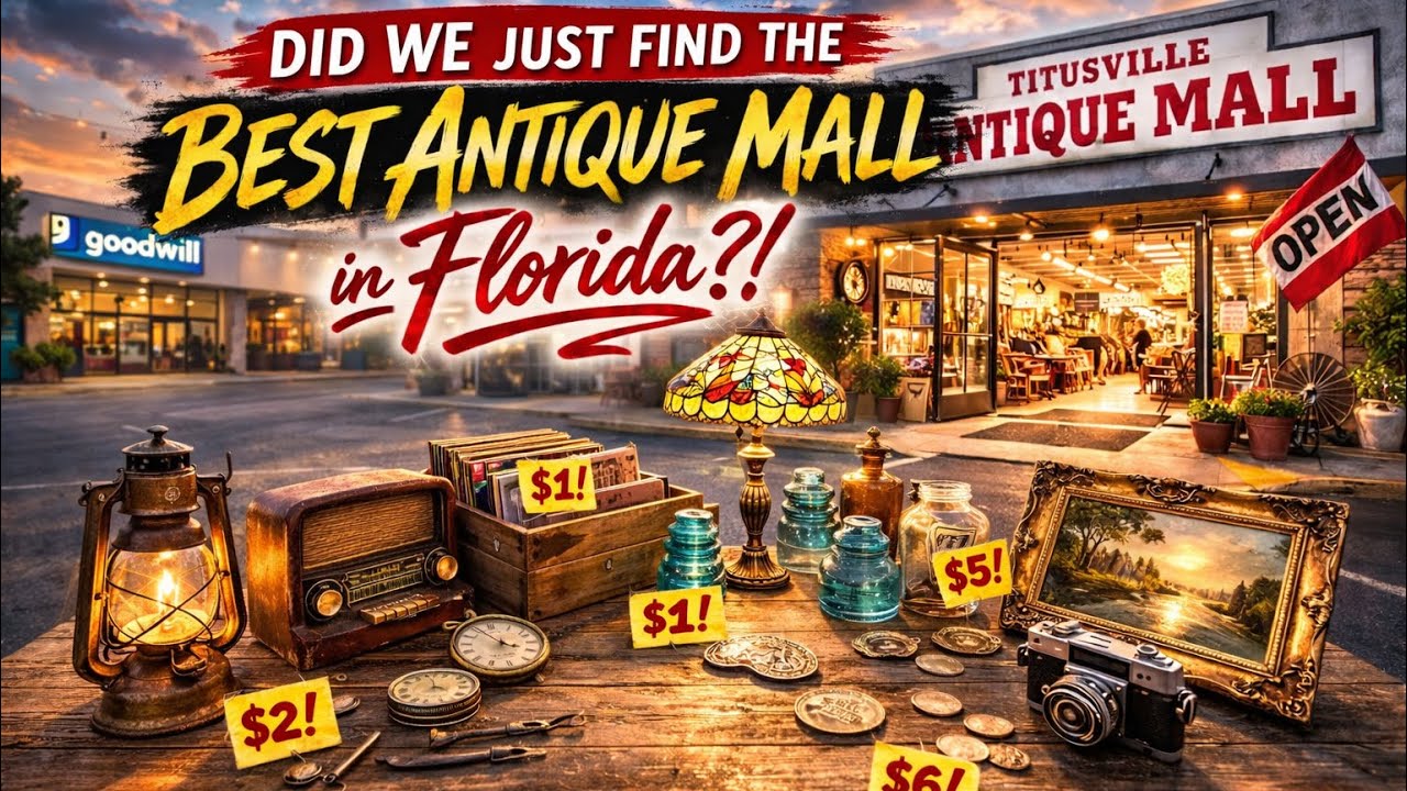 HUGE Vintage SCORES for Resale at Titusville Antique Mall +GOODWILL THRIFT WITH ME| ETSY NIKNAX EBAY