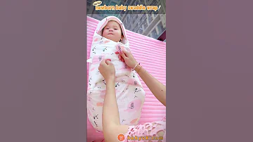 Simplify Newborn Swaddling With The One Piece Wrap Babycare Cutebaby Parentingtips Babyproducts 