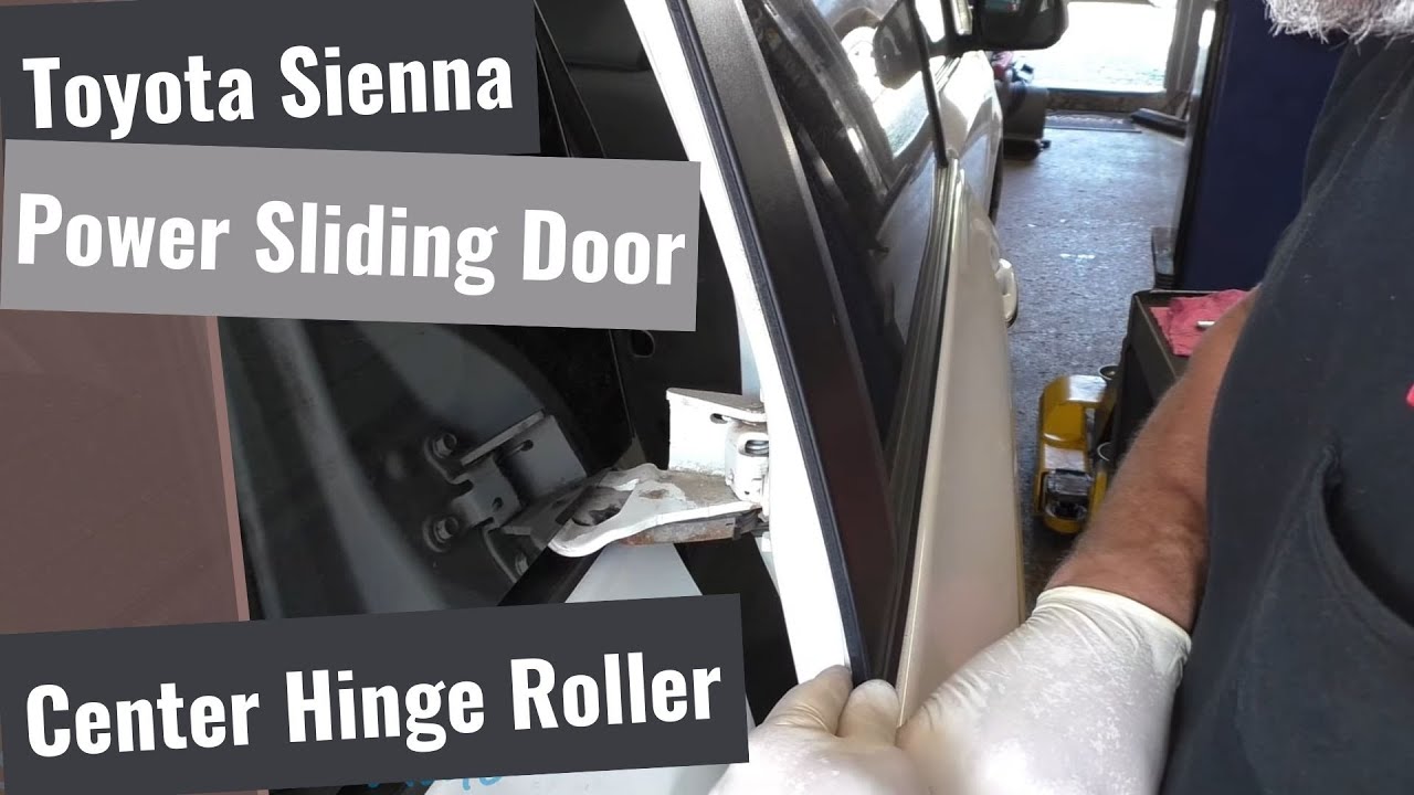 Toyota Sienna: Center Hinge Roller On Power Sliding Door