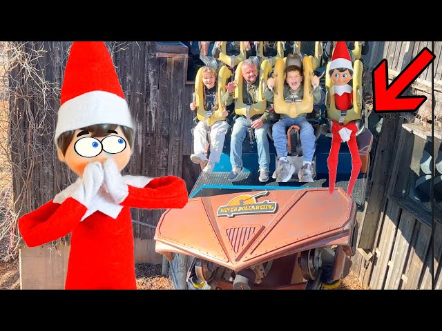 ELF on the SHELF RIDES EXTREME ROLLER COASTER!! Do Mean elf Twins follow us to Silver Dollar City? class=