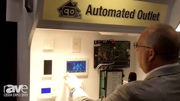 CEDIA 2015: Automated Outlet Demos the Leviton Home Automation Security Sytem