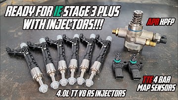 APR HPFP, TTE 4 Bar MAP sensors & RS7 Injectors Install - IE Stage 3+ w/ Injectors - Audi B9 S4