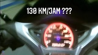 TEST TOP SPEED VARIO 110 ESP BORE UP 140 CC, TEMBUS 130 KM/JAM ???