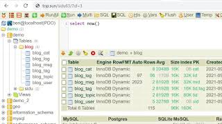 SIDU 6.3 - Database Admin Tool via web browser for MySQL PostgreSQL and SQLite