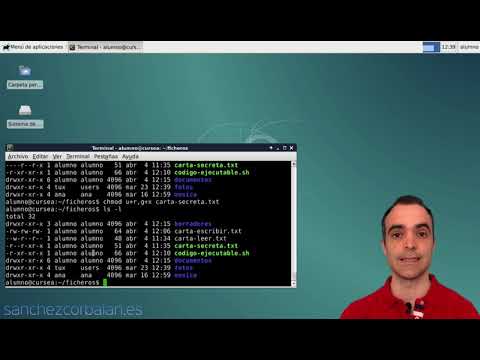 Video: ¿Cómo cambio la propiedad y el permiso de un archivo en Linux?