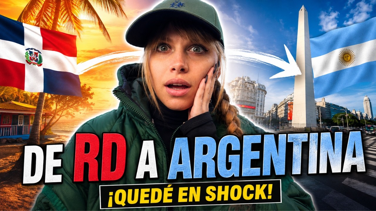 Después de vivir en RD, esto de Argentina ME CHOCÓ 🤯